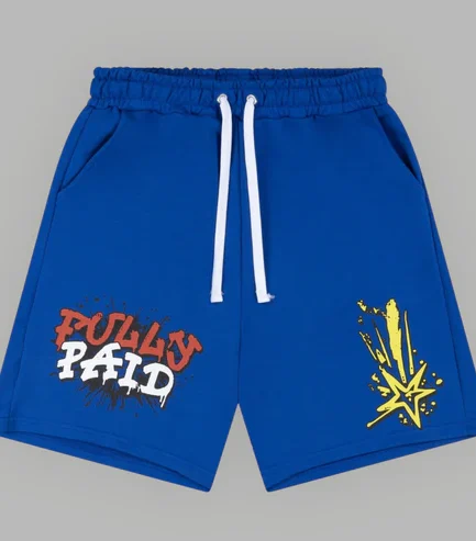 BLIND SKULL SHORTS BLUE