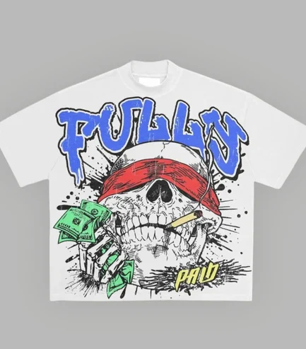 BLIND SKULL TEE WHITE
