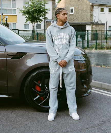 DREAMS HOODIE LIGHT GREY