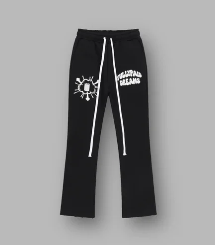 DREAMS JOGGERS BLACK WHITE