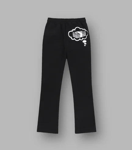 DREAMS JOGGERS BLACK WHITE