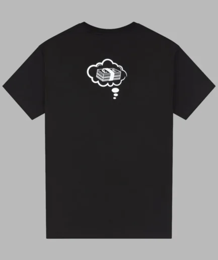 DREAMS OVERSIZED T SHIRT BLACK WHITE