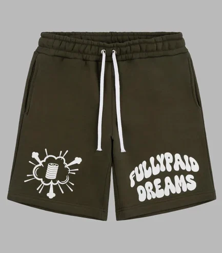 DREAMS SHORTS KHAKI WHITE