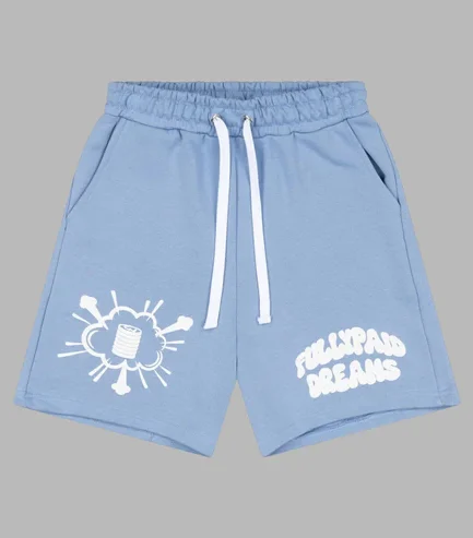 DREAMS SHORTS SKY BLUE WHITE