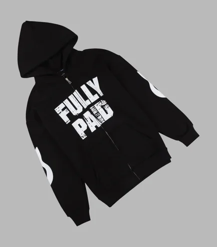 DRIFT HOODIE BLACK WHITE