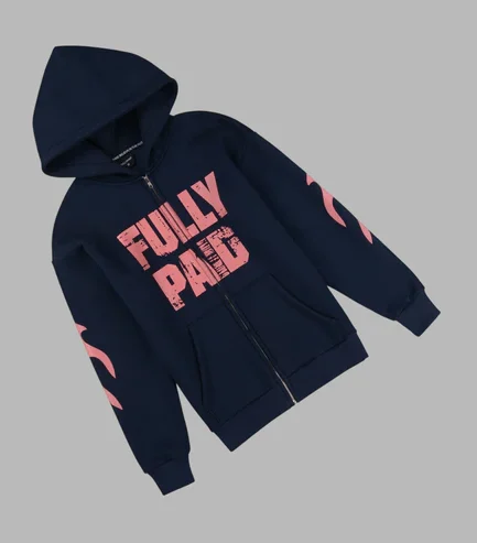 DRIFT HOODIE NAVY PINK