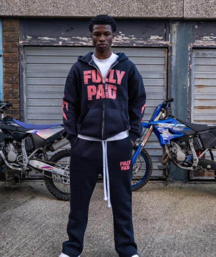 DRIFT HOODIE NAVY PINK