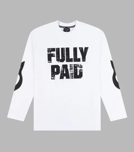 DRIFT LONG SLEEVE TEE WHITE BLACK
