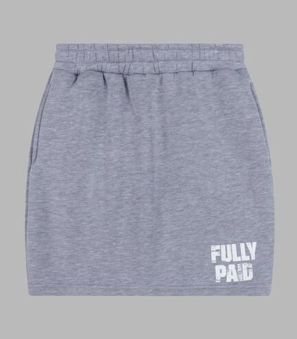 DRIFT SKIRT GREY WHITE