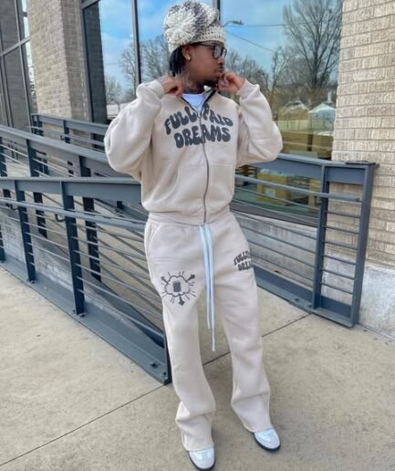 FULLYPAID DREAMS CREAM TRACKSUIT