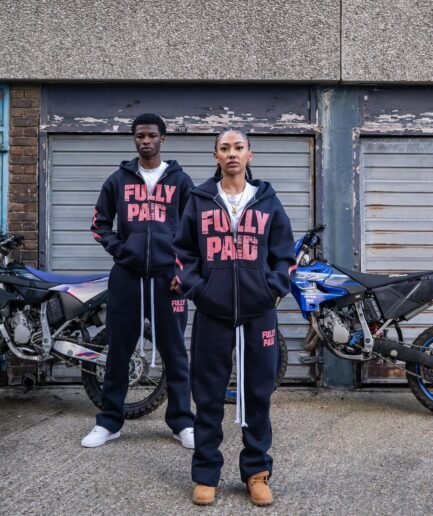 FULLYPAID PINK LOGO TRACKSUIT