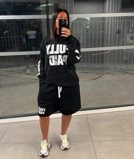 FULLYPAID SWEATSHIRT SHORTS SET