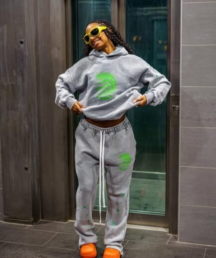 FULLYPAID WORLD TRACKSUIT DARK GREEN LOGO