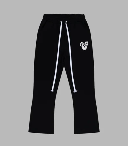 HEART JOGGERS BLACK