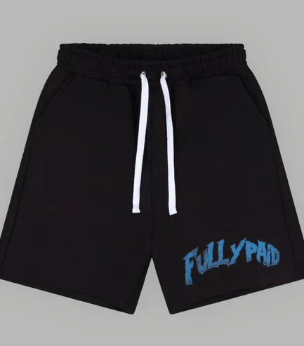 MORE MONEY SHORTS BLACK